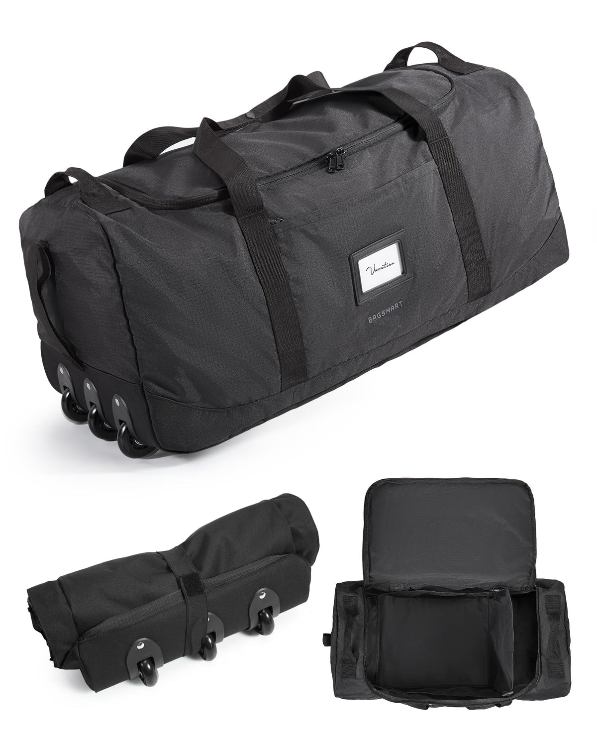 BAGSMART 83L Foldable Travel Bag, Large Duffle Bag Luggage for Travel