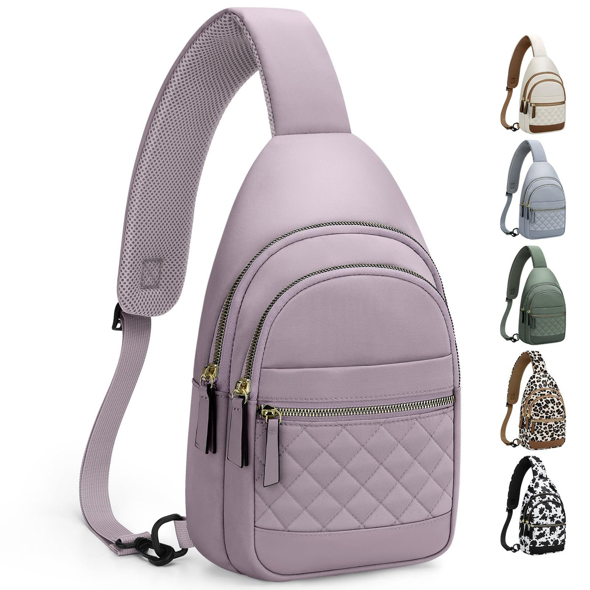 Capolo Waterproof Crossbody Sling Bag Fanny Pack for Women & Men