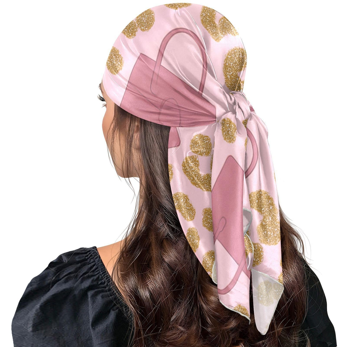 Yuiboo Women's Square Silk Hair Scarf & Neckerchief