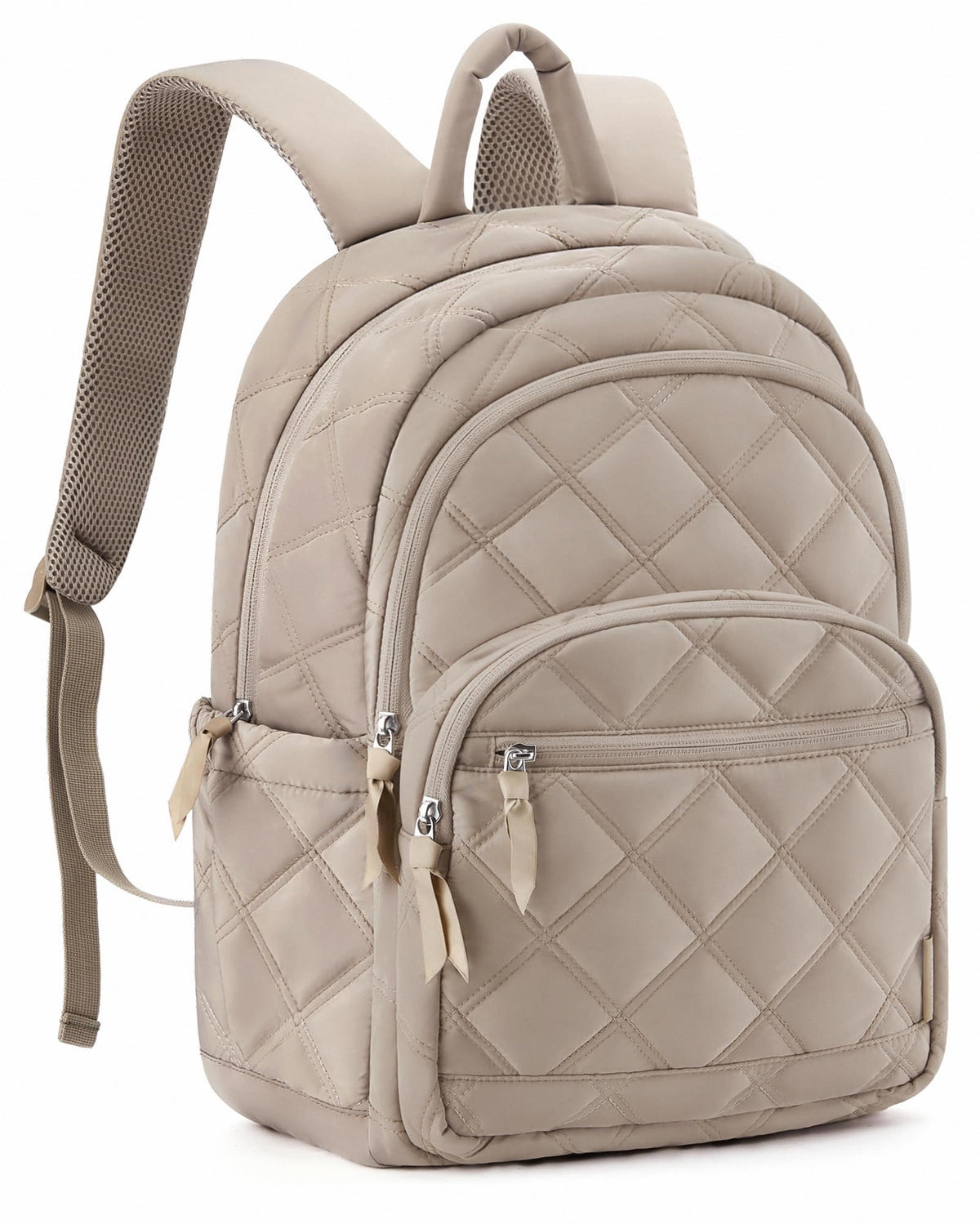 BAGSMART Women's Quilted Laptop Backpack for College & Travel