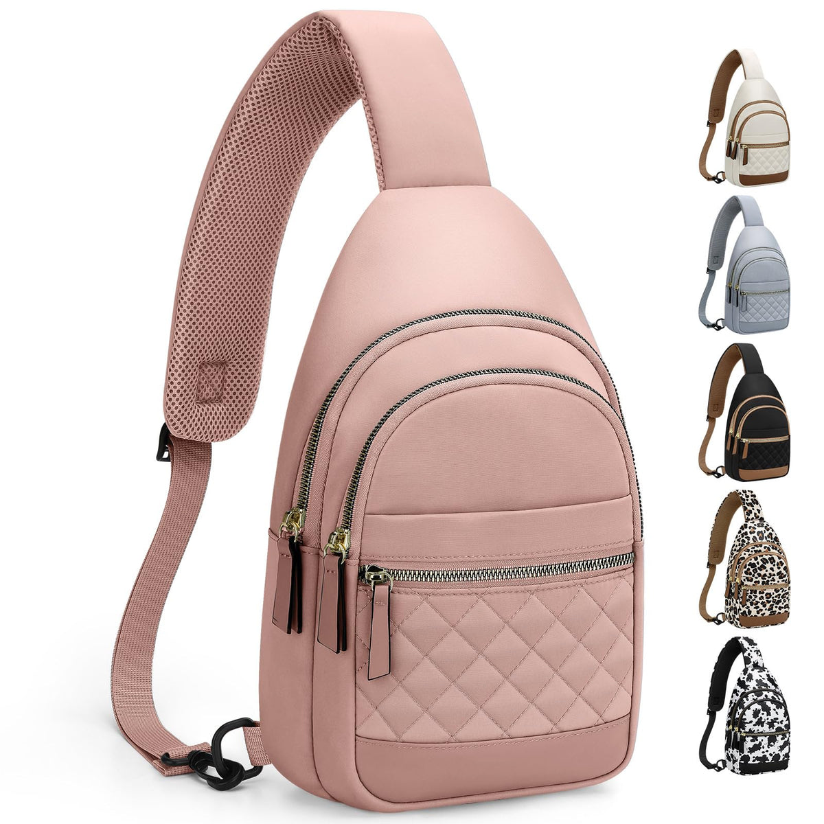 Capolo Waterproof Crossbody Sling Bag Fanny Pack for Women & Men