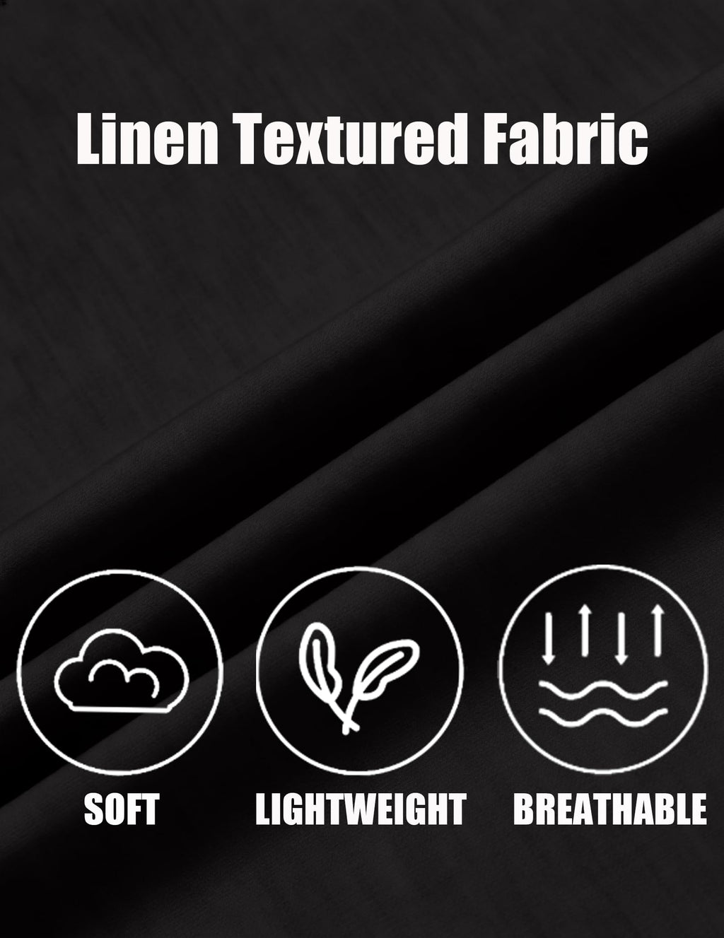 COOFANDY Men's Button Down Shirts Short Sleeve Linen Textured Shirts Casual Summer Beach Shirts