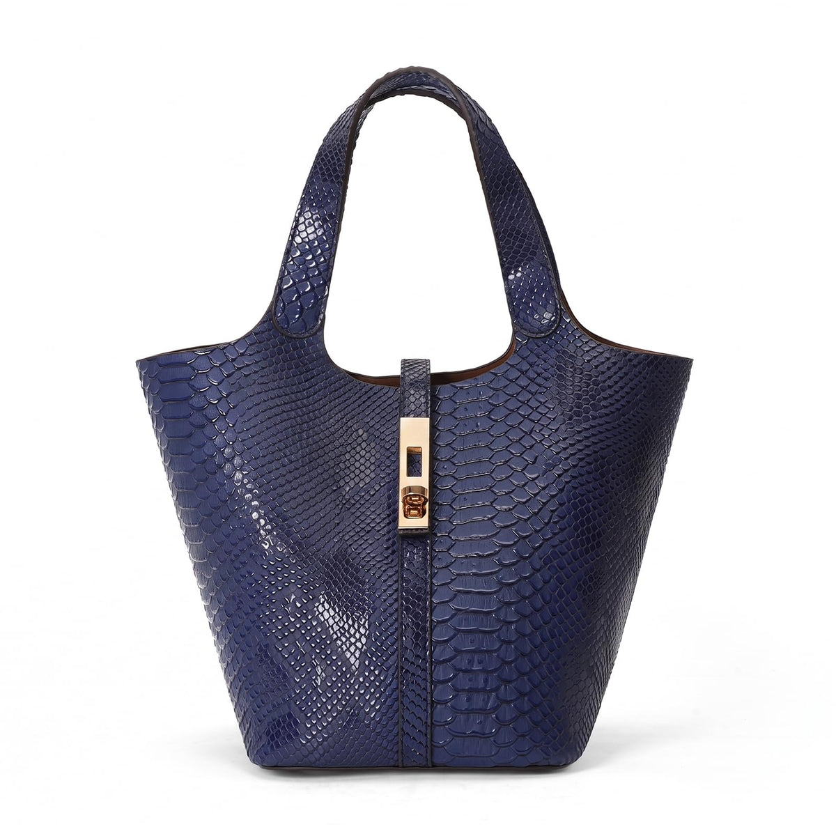 Women's Vegan Leather Top Handle Satchel Tote Handbag