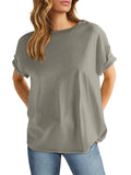 ANRABESS Womens Tops Oversized T Shirts Loose Fit Short Sleeve Crewneck Summer Casual 2026 Trendy Boxy Tee Blouse