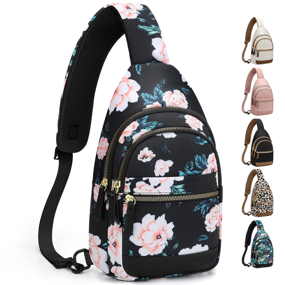 Capolo Waterproof Crossbody Sling Bag Fanny Pack for Women & Men