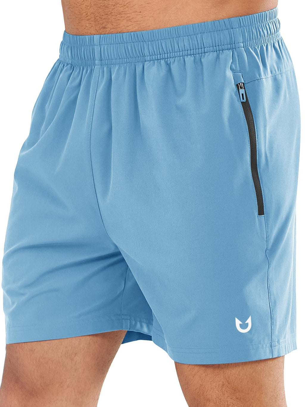 NORTHYARD Men's Quick-Dry Athletic Running Shorts with Zip Pockets