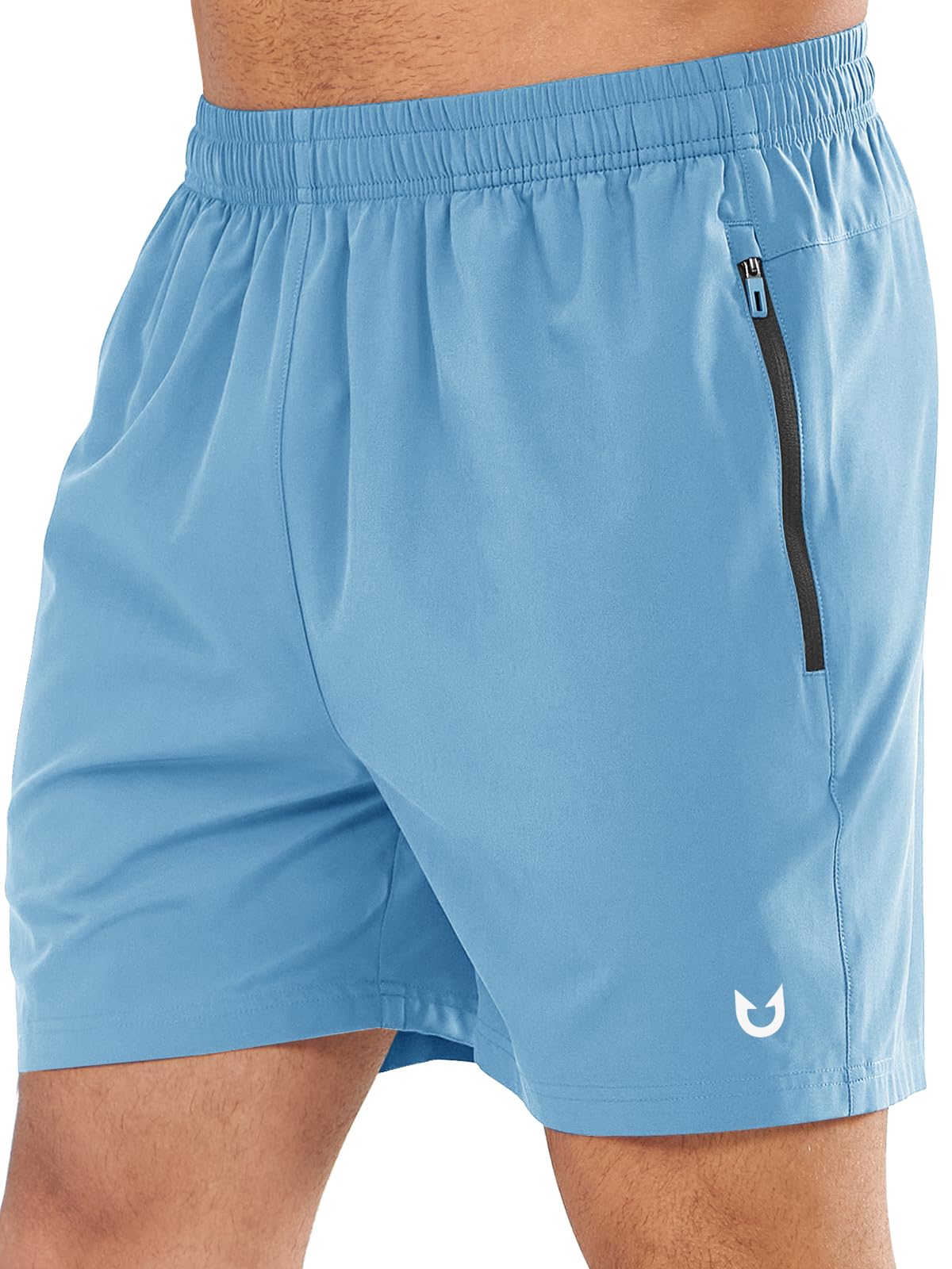 NORTHYARD Men's Quick-Dry Athletic Running Shorts with Zip Pockets