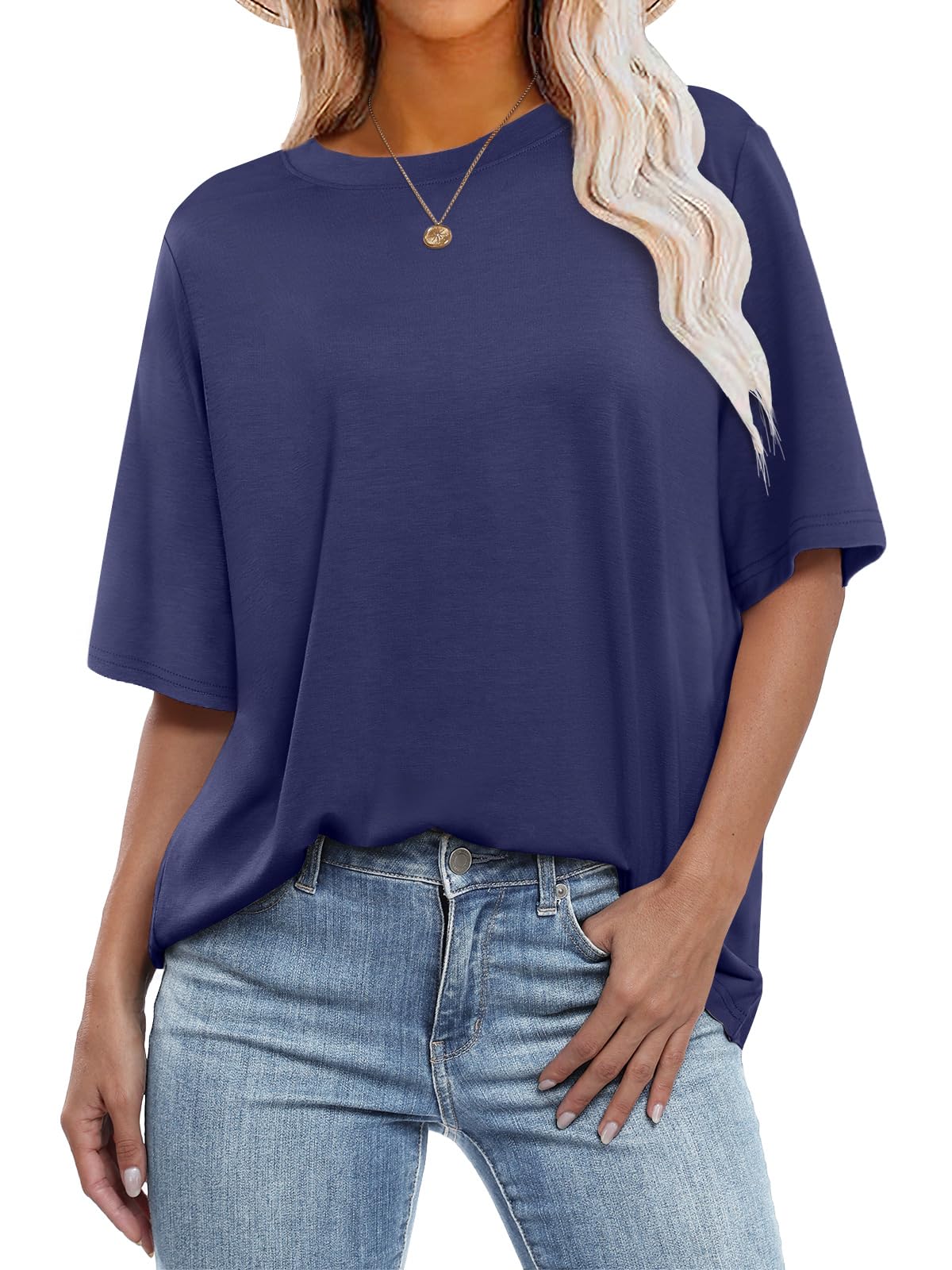 ANRABESS Womens Tops Oversized T Shirts