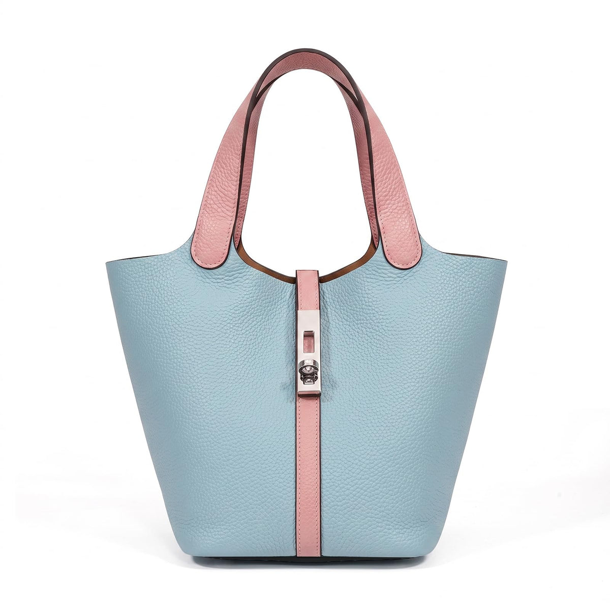 Women's Vegan Leather Top Handle Satchel Tote Handbag