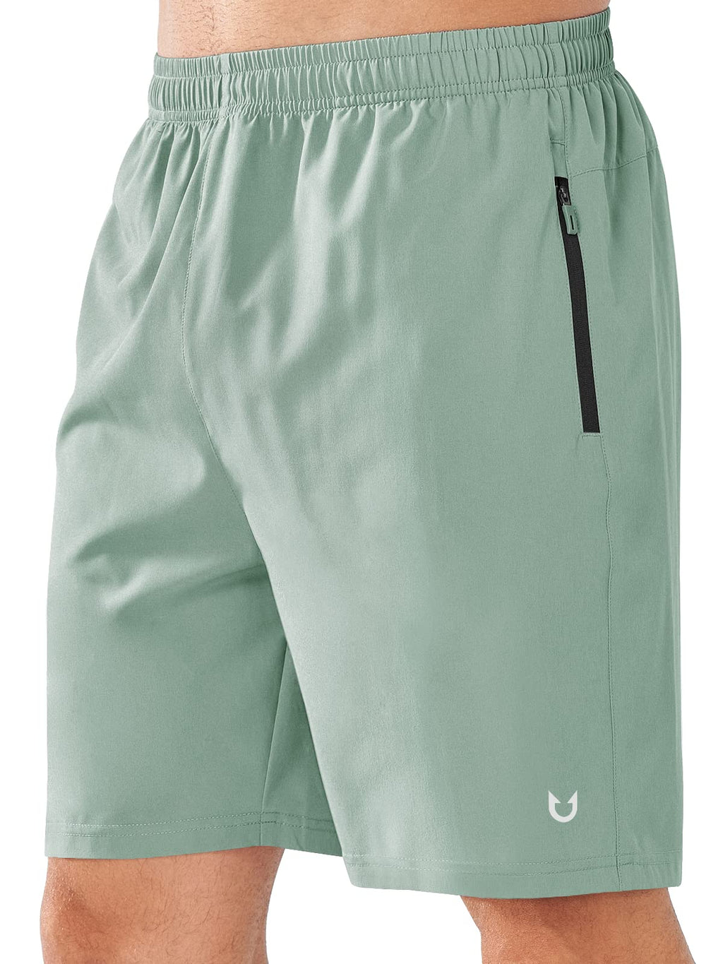 NORTHYARD Men's Quick-Dry Athletic Running Shorts with Zip Pockets