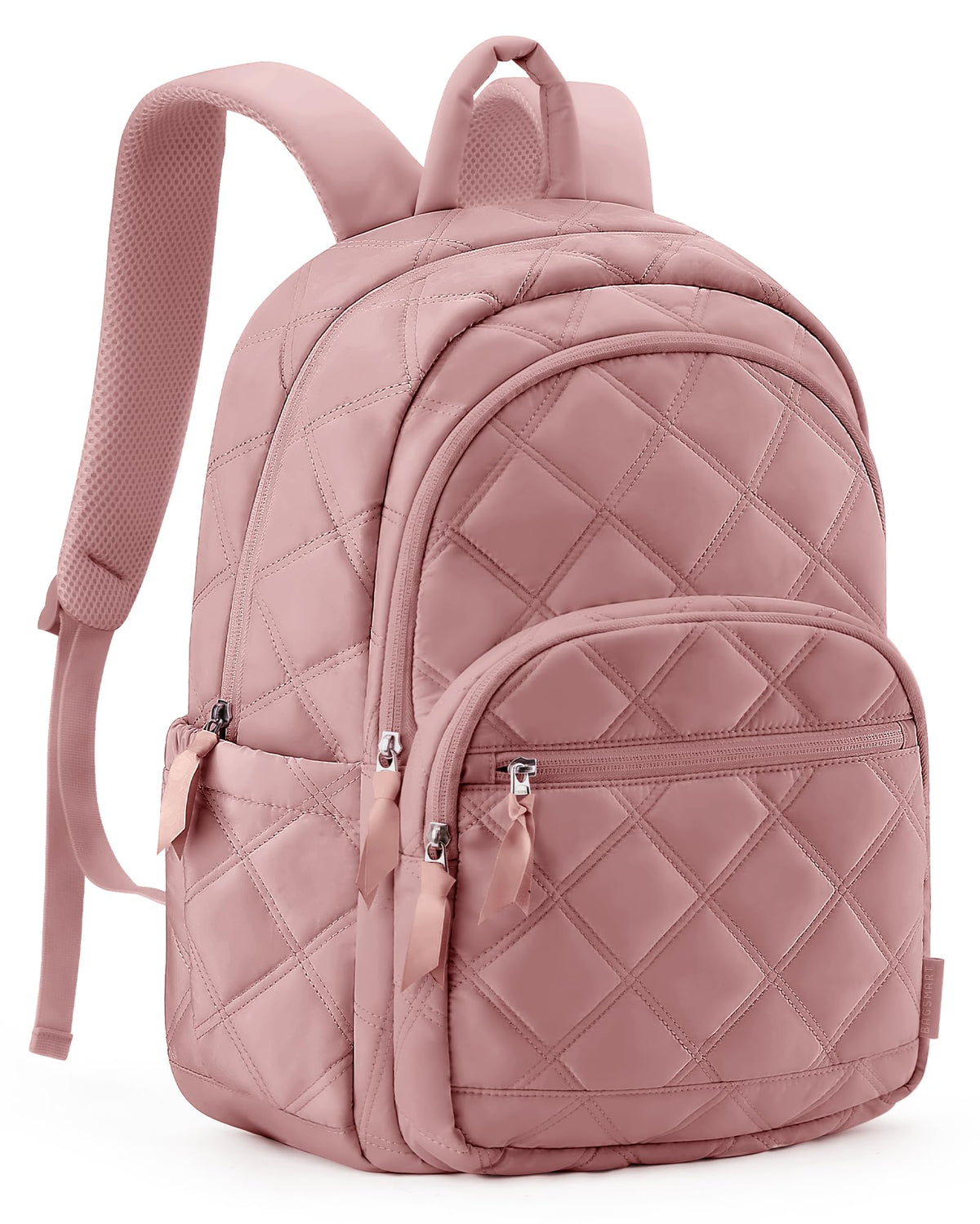 BAGSMART Women's Quilted Laptop Backpack for College & Travel