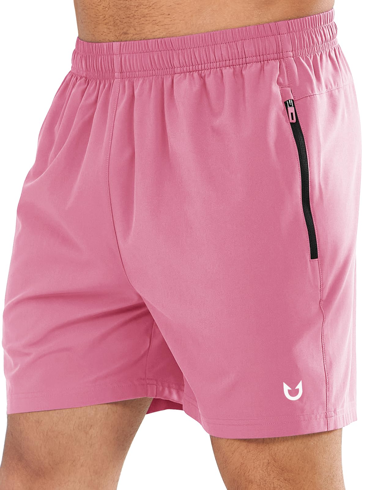 NORTHYARD Men's Quick-Dry Athletic Running Shorts with Zip Pockets