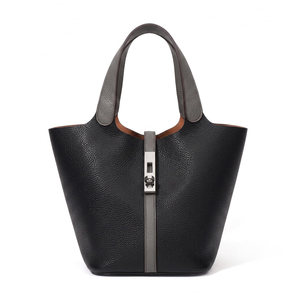 Women's Vegan Leather Top Handle Satchel Tote Handbag