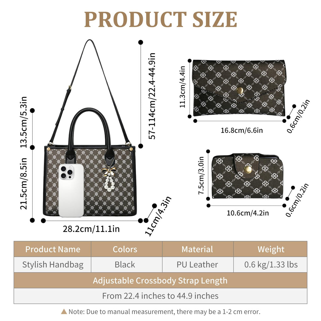 Daclubmenxy Womens Handbags Fashion Satchel Shoulder Tote Top Handle Bag