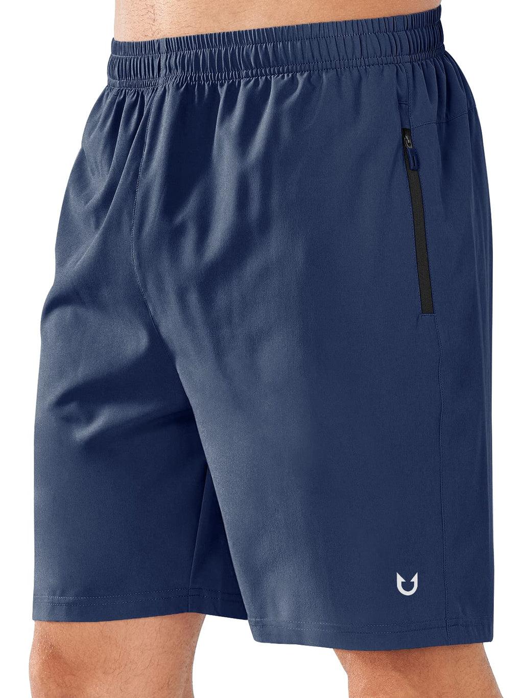 NORTHYARD Men's Quick-Dry Athletic Running Shorts with Zip Pockets