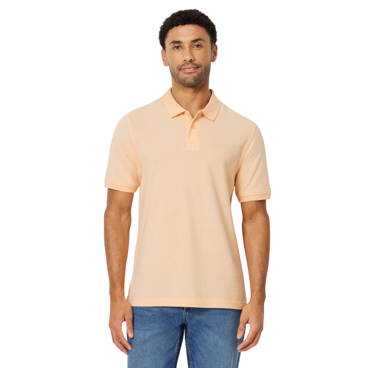 Amazon Essentials Men's Regular-Fit Cotton Pique Polo Shirt, Short Sleeve (Available in Big & Tall)