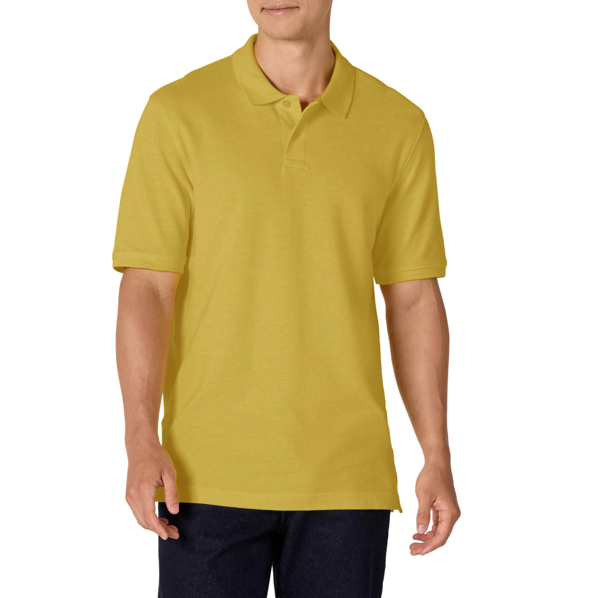 Amazon Essentials Men's Regular-Fit Cotton Pique Polo Shirt, Short Sleeve (Available in Big & Tall)