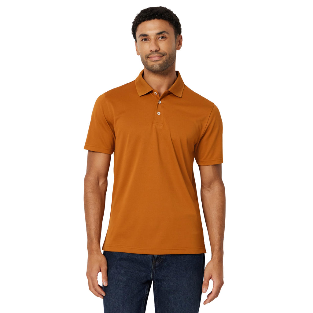 Amazon Essentials Men's Moisture Wicking Golf Polo Shirt, Short Sleeve, Slim-Fit, Quick-Dry, Active Wear