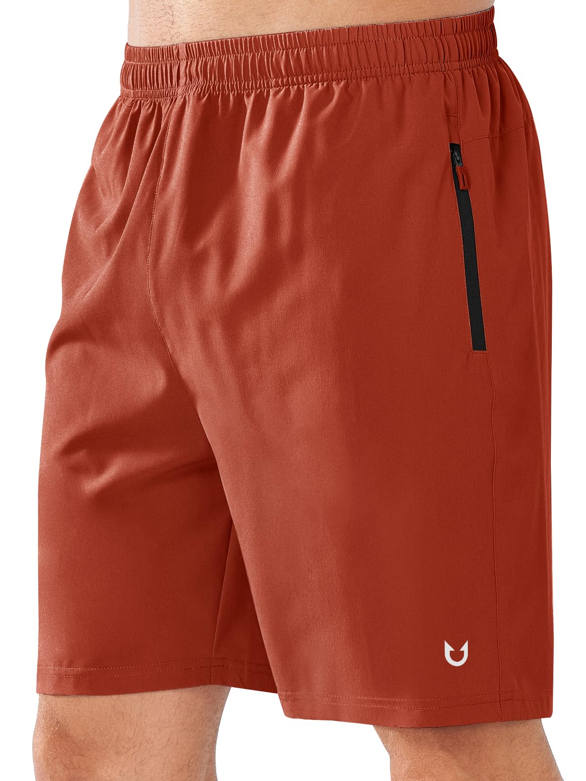 NORTHYARD Men's Quick-Dry Athletic Running Shorts with Zip Pockets