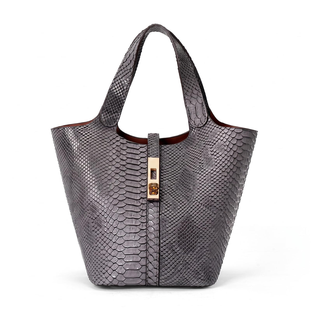 Women's Vegan Leather Top Handle Satchel Tote Handbag