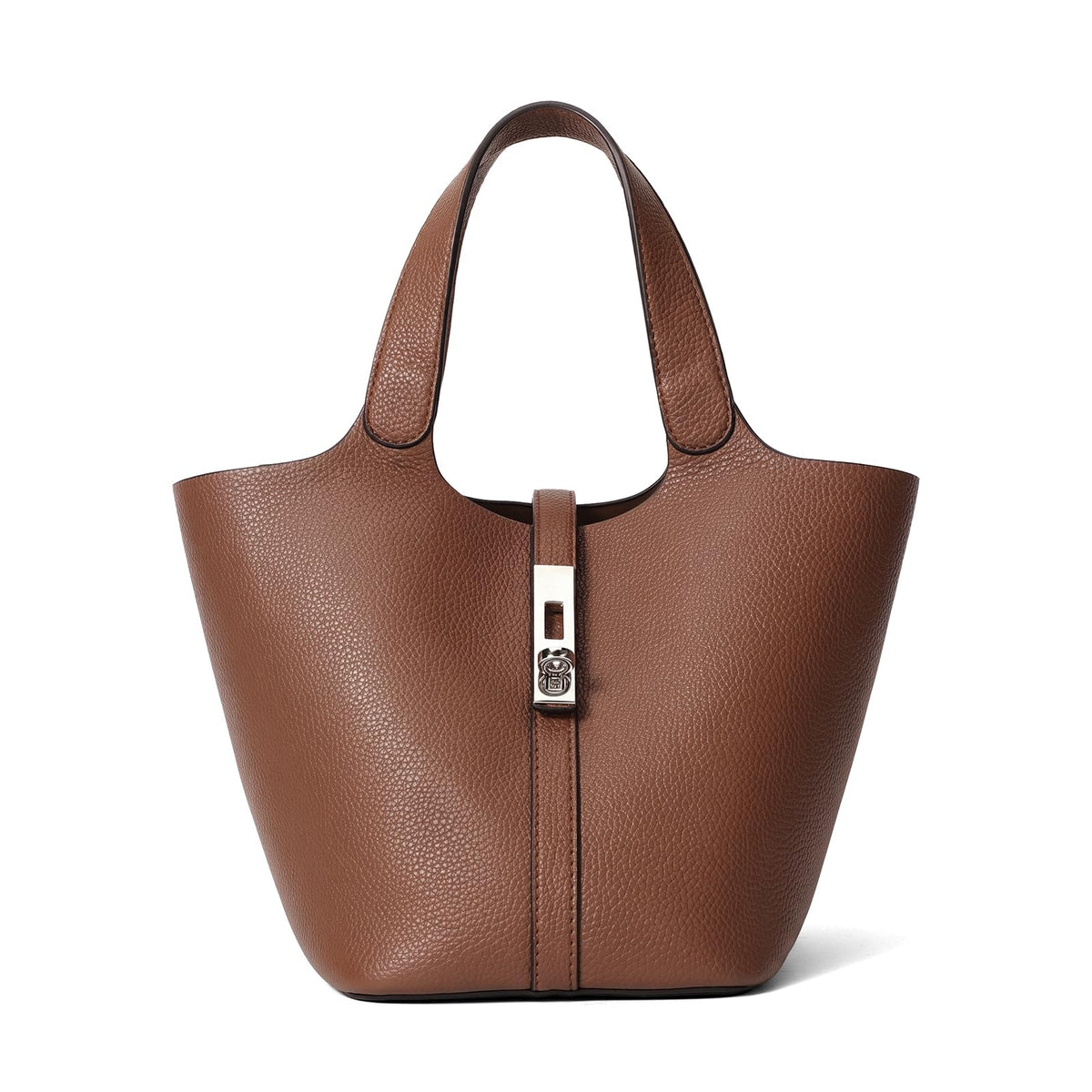 Women's Vegan Leather Top Handle Satchel Tote Handbag