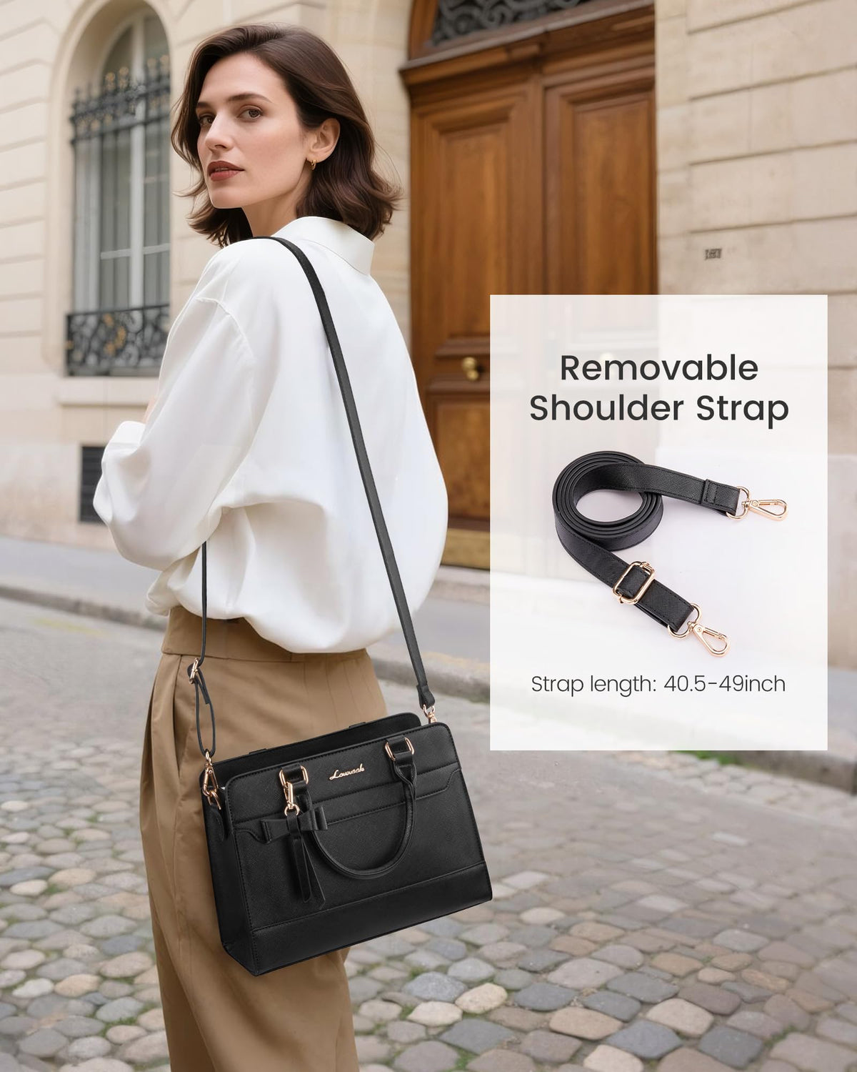 LOVEVOOK Purses for Women,Leather Tote Purse and Handbags,Satchel Shoulder Crossbody Top Handle Bags with Zipper