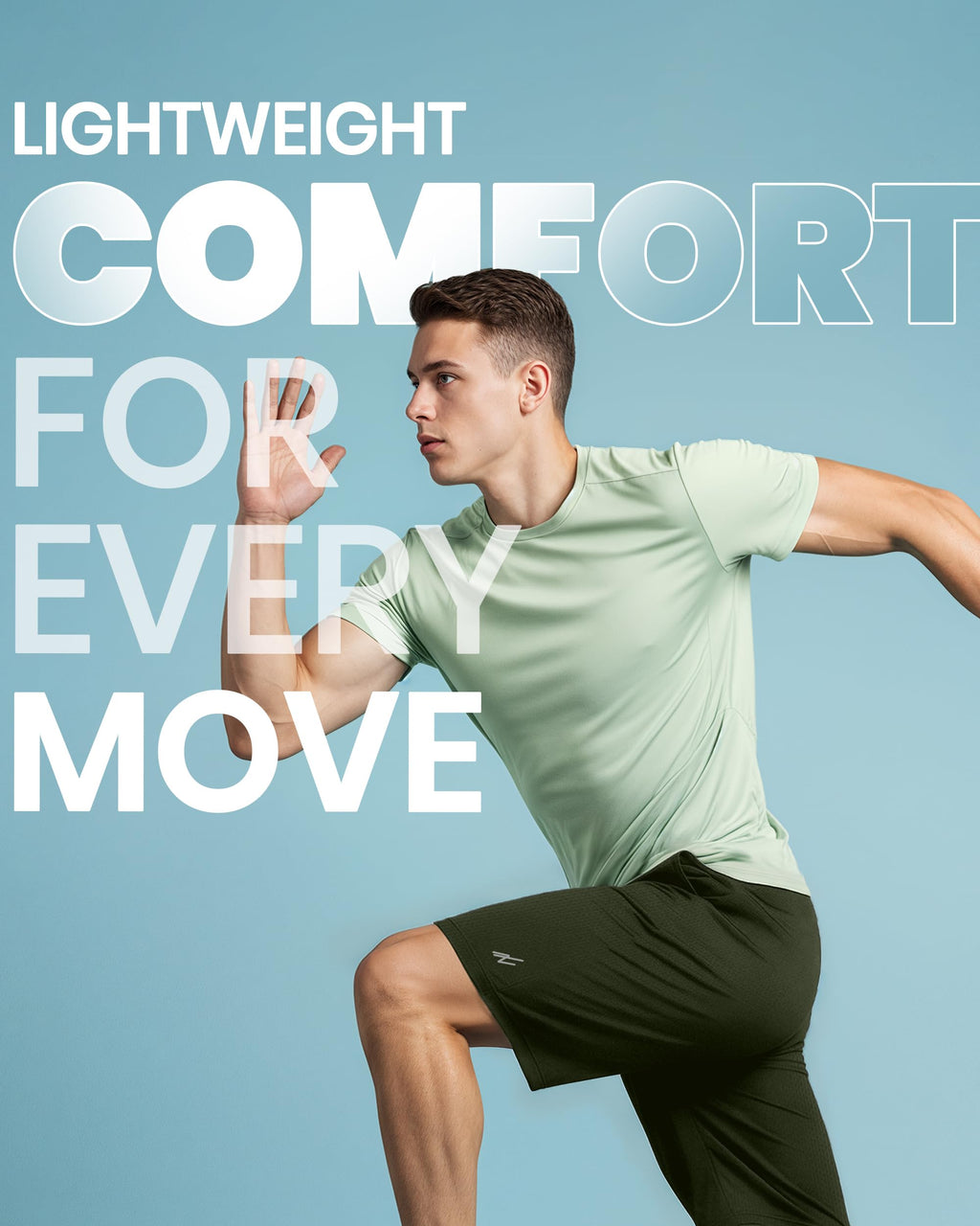 Men's Breathable Mesh Quick-Dry Loose-Fit Athletic Shorts