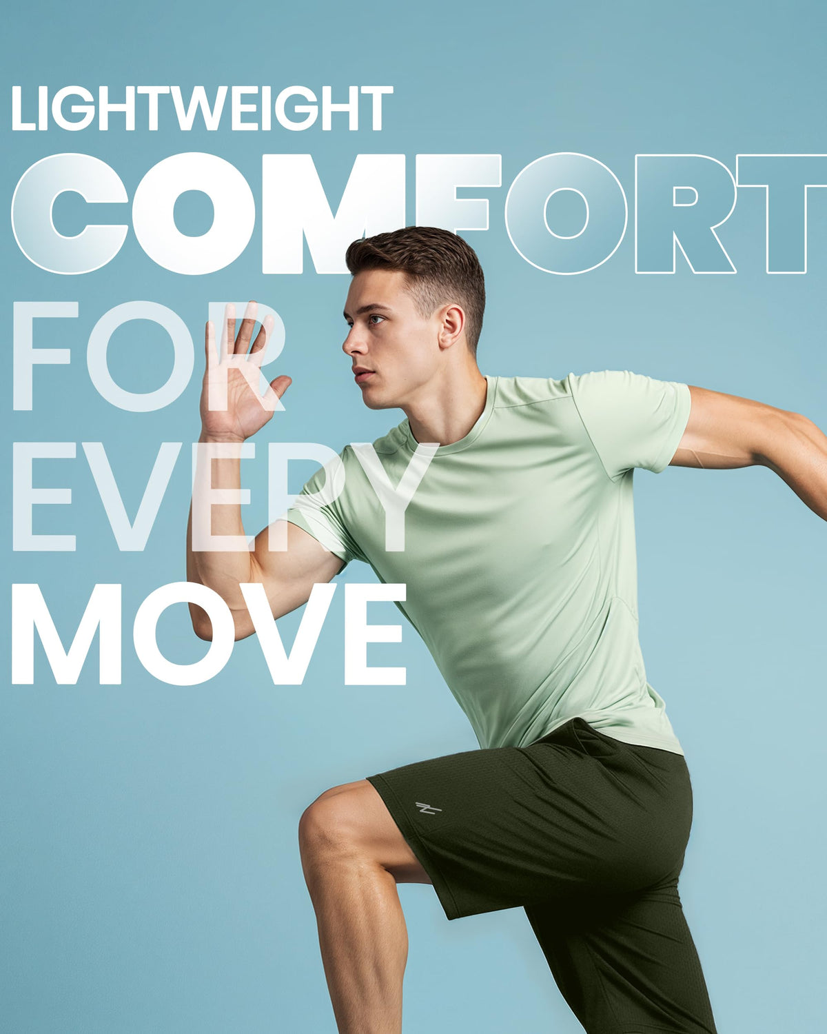 Men's Breathable Mesh Quick-Dry Loose-Fit Athletic Shorts