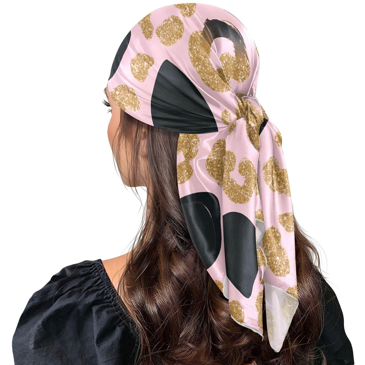 Yuiboo Women's Square Silk Hair Scarf & Neckerchief