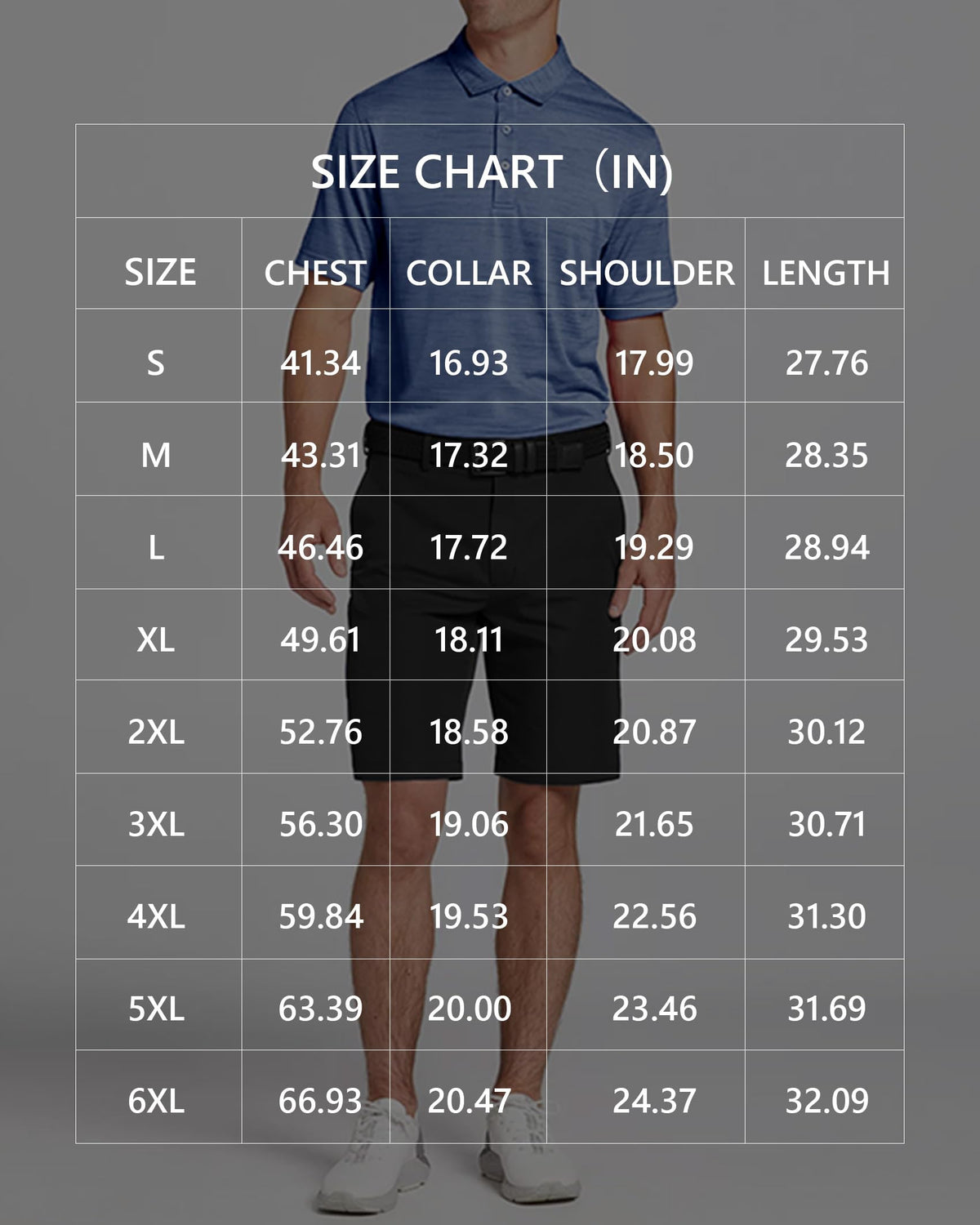 Men's Golf Polo Shirts Quick Dry Moisture Wicking Performance Stretch Short Sleeve Shirt Athletic Wrinkle-Free Summer Tops