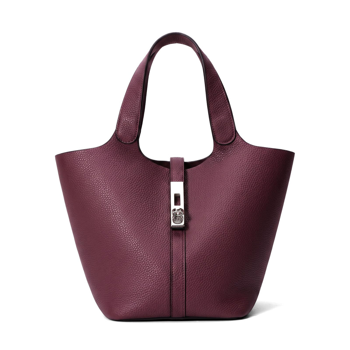Women's Vegan Leather Top Handle Satchel Tote Handbag