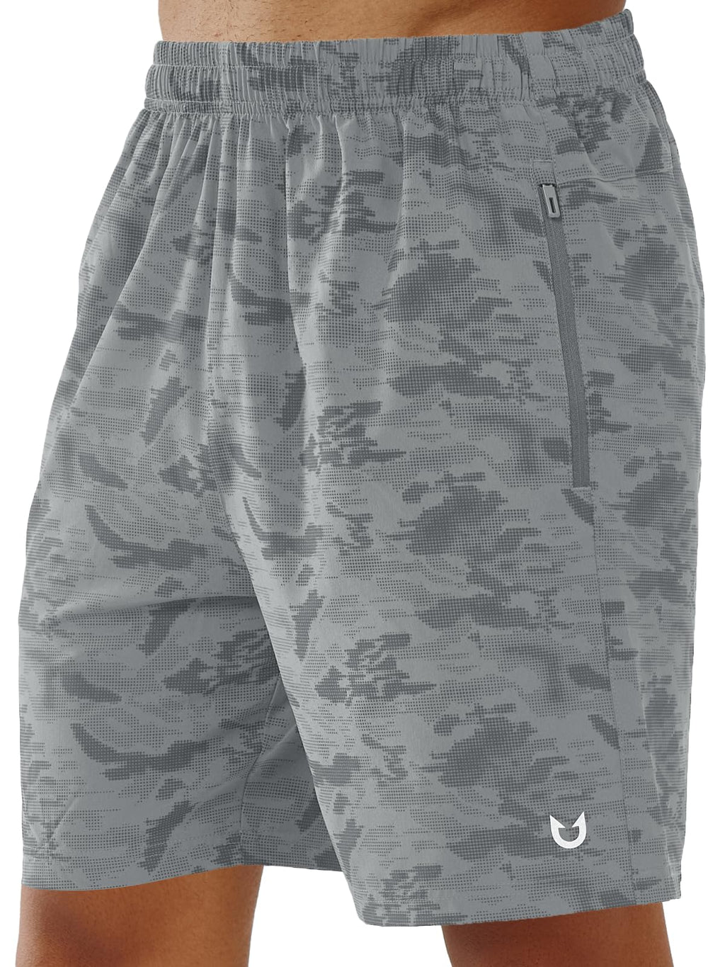 NORTHYARD Men's Quick-Dry Athletic Running Shorts with Zip Pockets