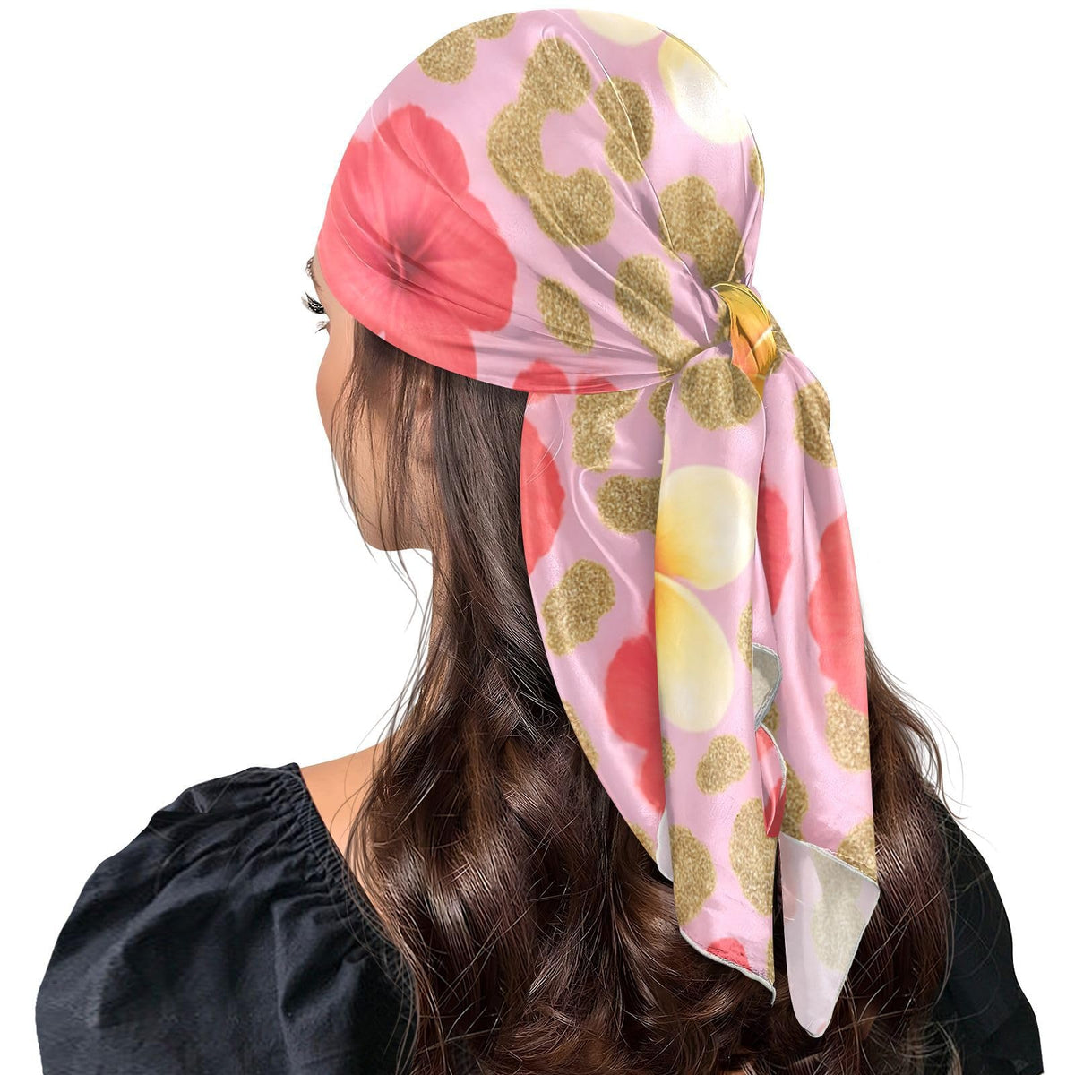 Yuiboo Women's Square Silk Hair Scarf & Neckerchief