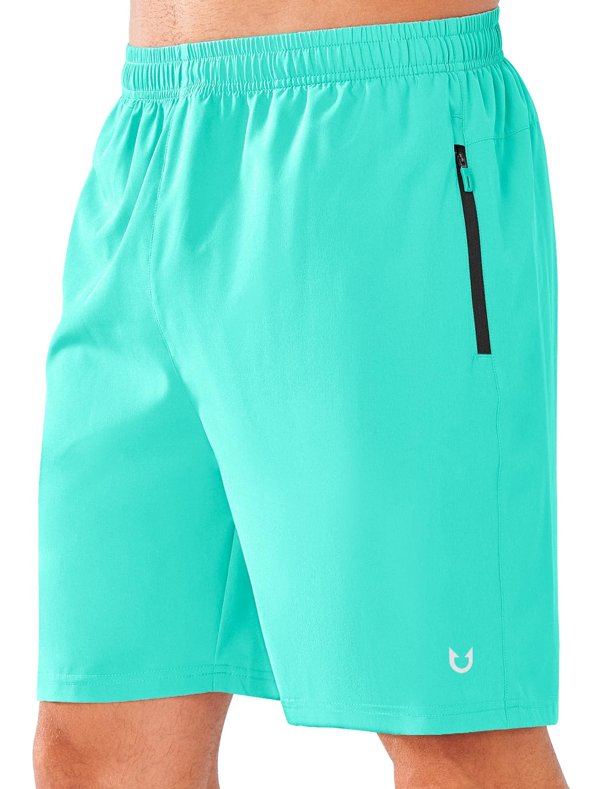 NORTHYARD Men's Quick-Dry Athletic Running Shorts with Zip Pockets