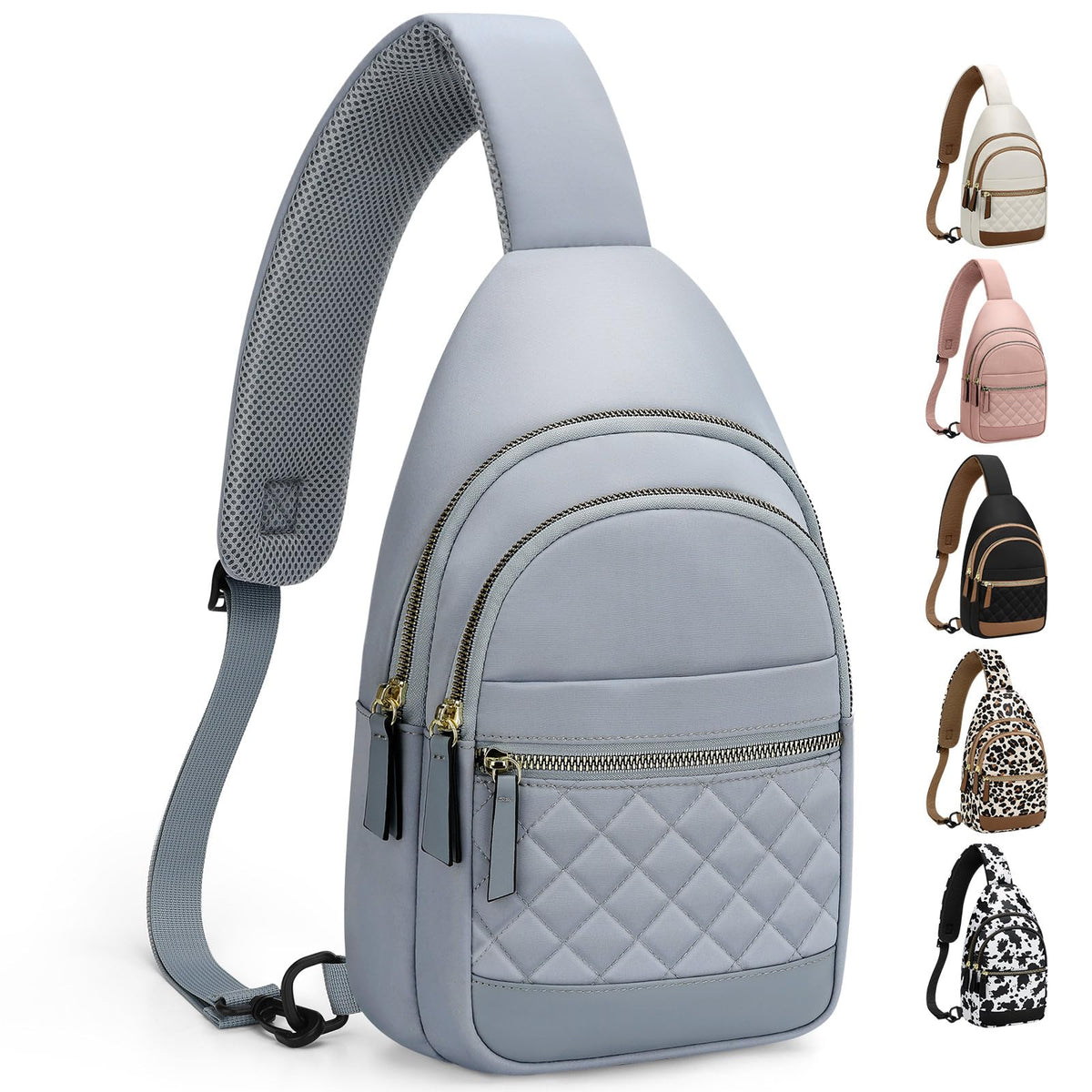 Capolo Waterproof Crossbody Sling Bag Fanny Pack for Women & Men