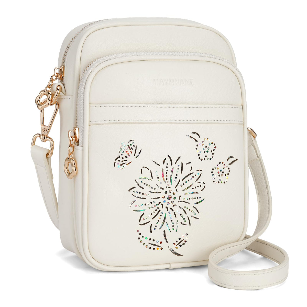 HAYRVANE Women's Small RFID Crossbody Phone Purse with Card Slots