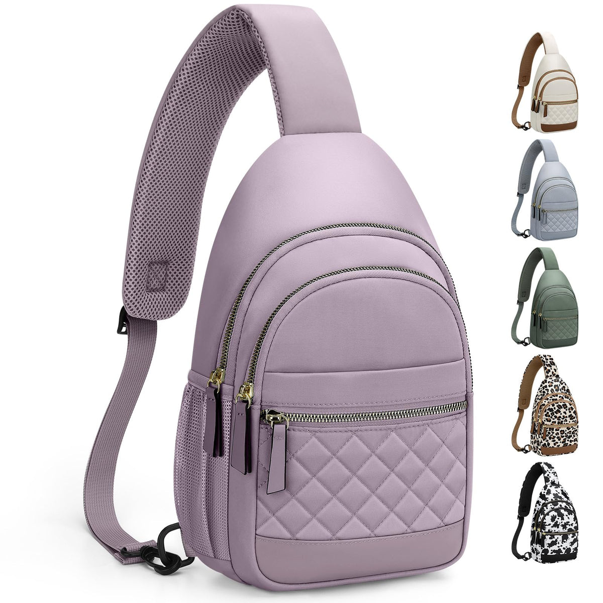 Capolo Waterproof Crossbody Sling Bag Fanny Pack for Women & Men