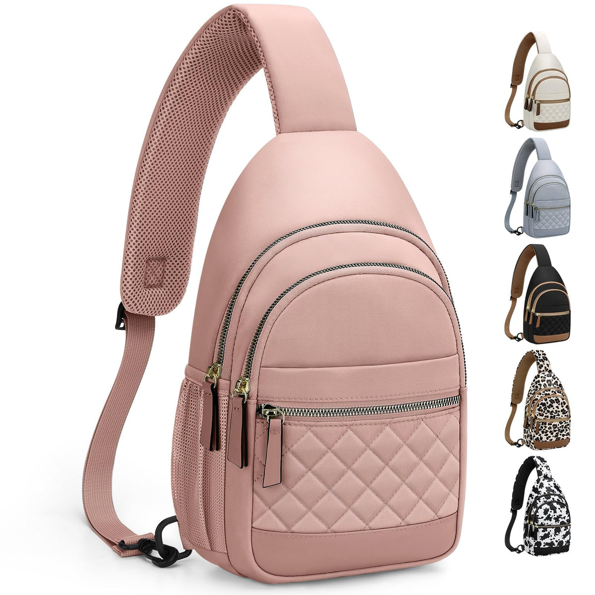 Capolo Waterproof Crossbody Sling Bag Fanny Pack for Women & Men