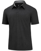 J.VER Men's Quick-Dry Stretch Moisture-Wicking Golf Polo Shirt