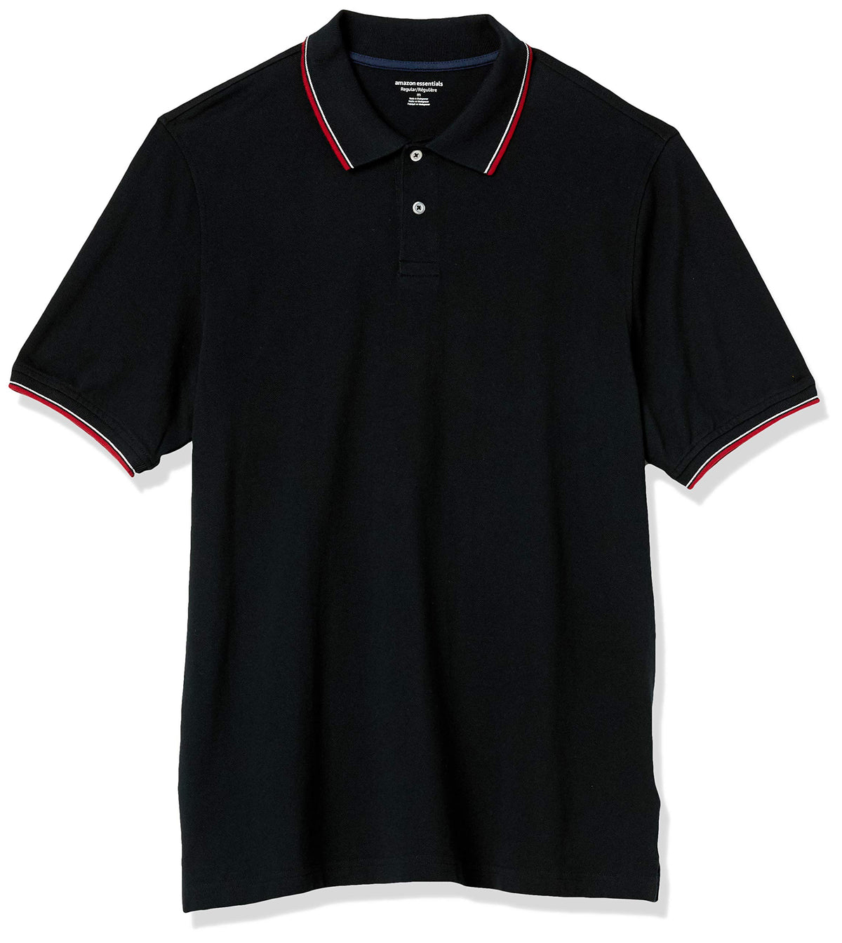 Amazon Essentials Men's Regular-Fit Cotton Pique Polo Shirt, Short Sleeve (Available in Big & Tall)