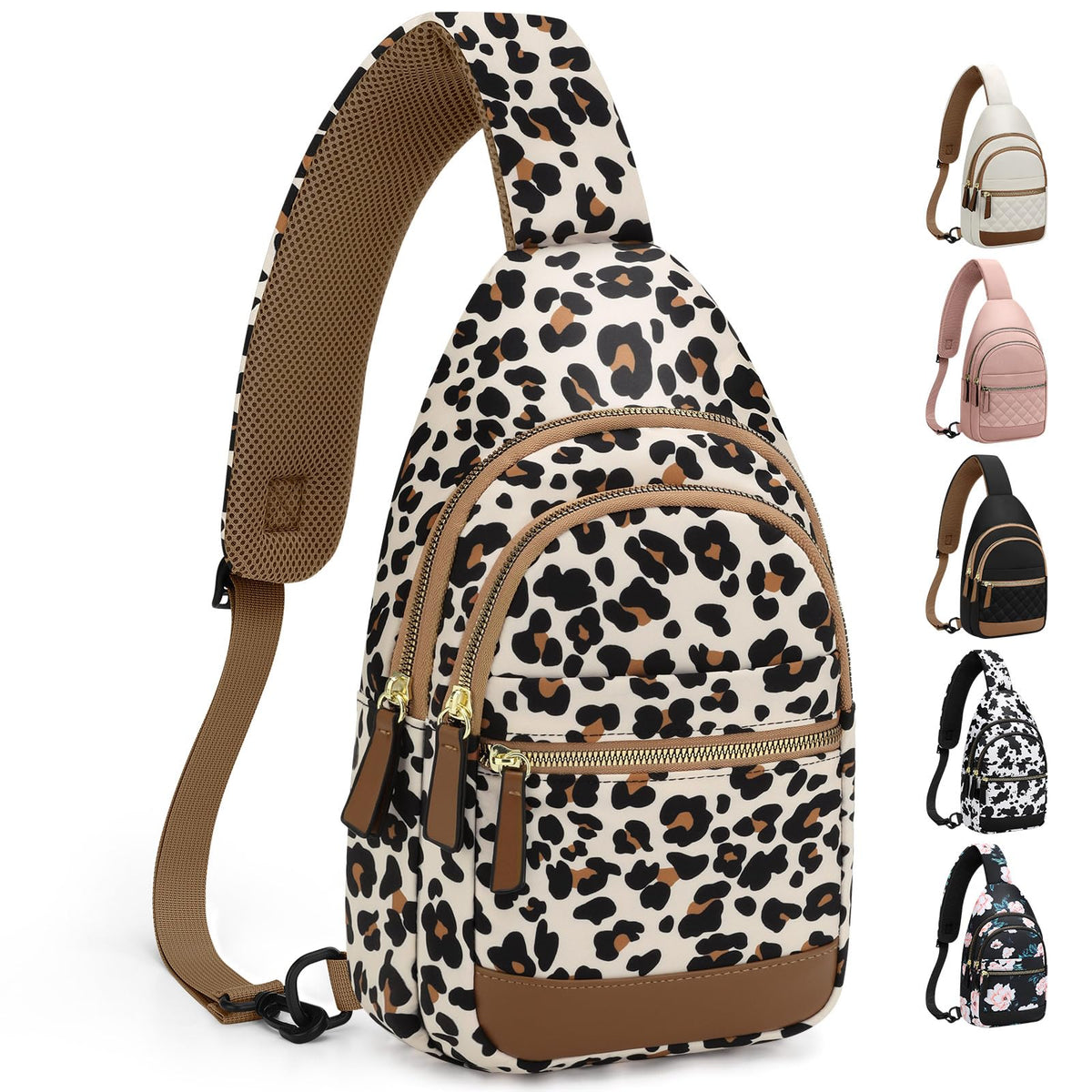 Capolo Waterproof Crossbody Sling Bag Fanny Pack for Women & Men