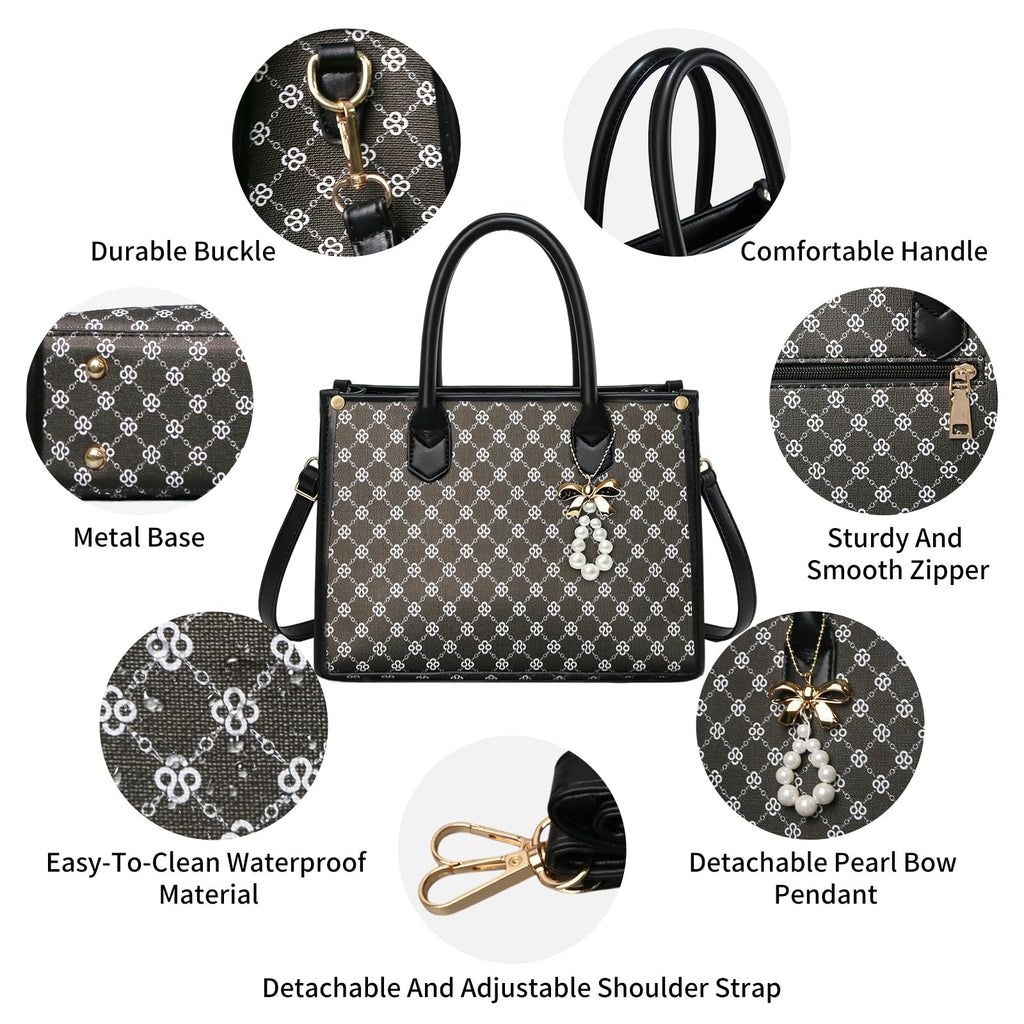 Daclubmenxy Womens Handbags Fashion Satchel Shoulder Tote Top Handle Bag