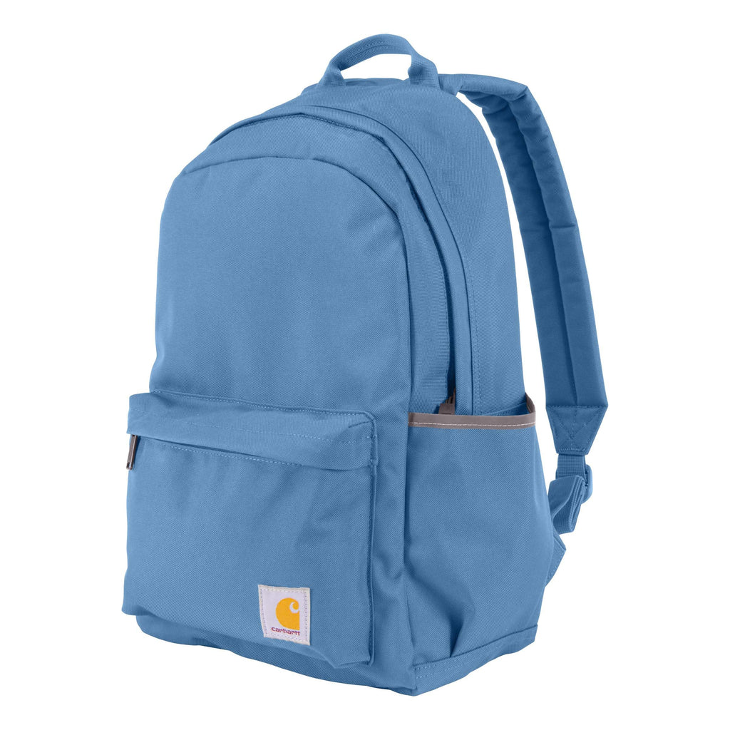 Carhartt 21L Classic Laptop Backpack, Water-Resistant Pack W/ 15" Laptop Sleeve and Organizational Compartments, Atomic Blue