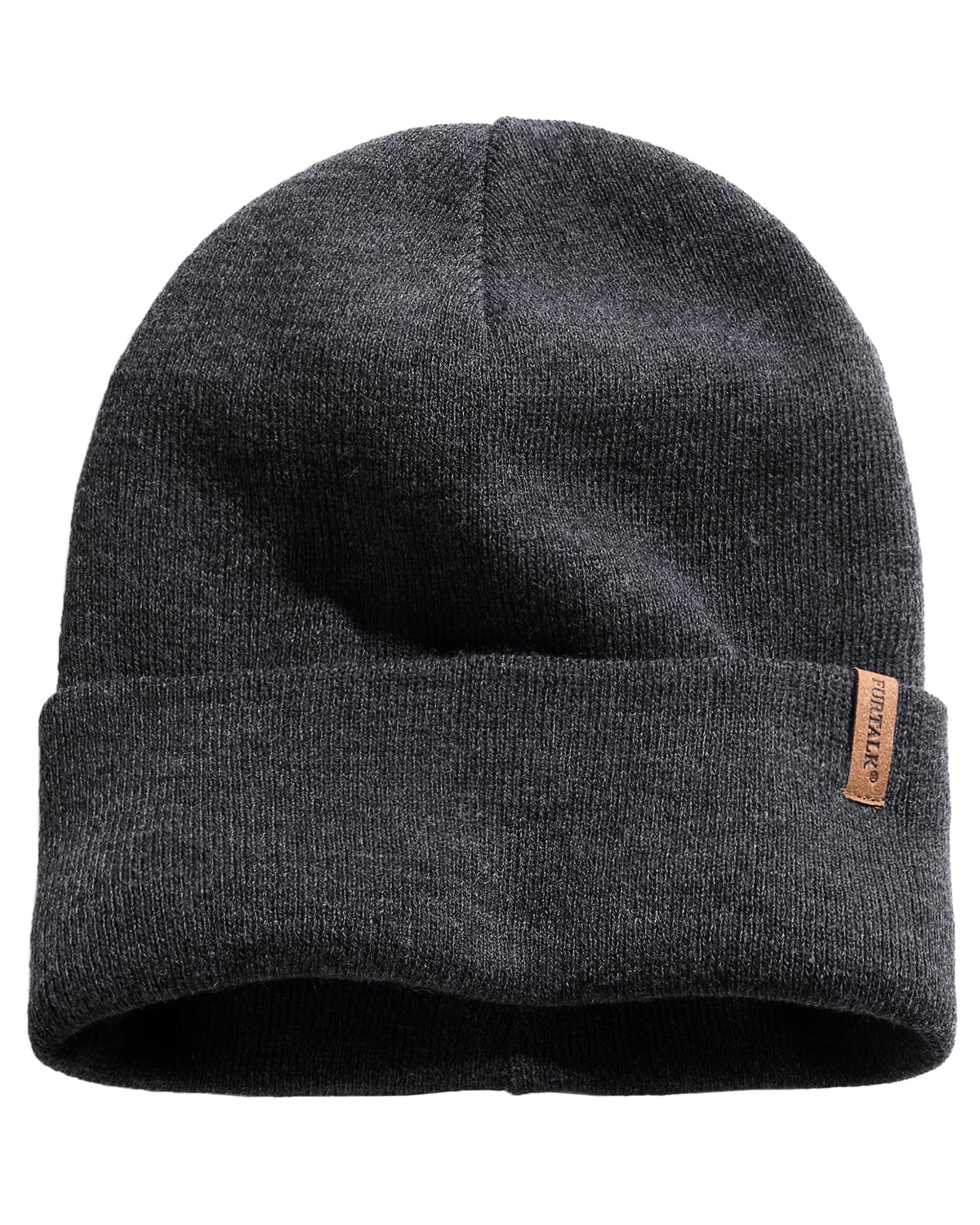 FURTALK Unisex Cuffed Thick Knit Winter Beanie Hat