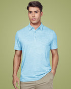 Men's Quick-Dry Moisture-Wicking Stretch Golf Polo Shirt