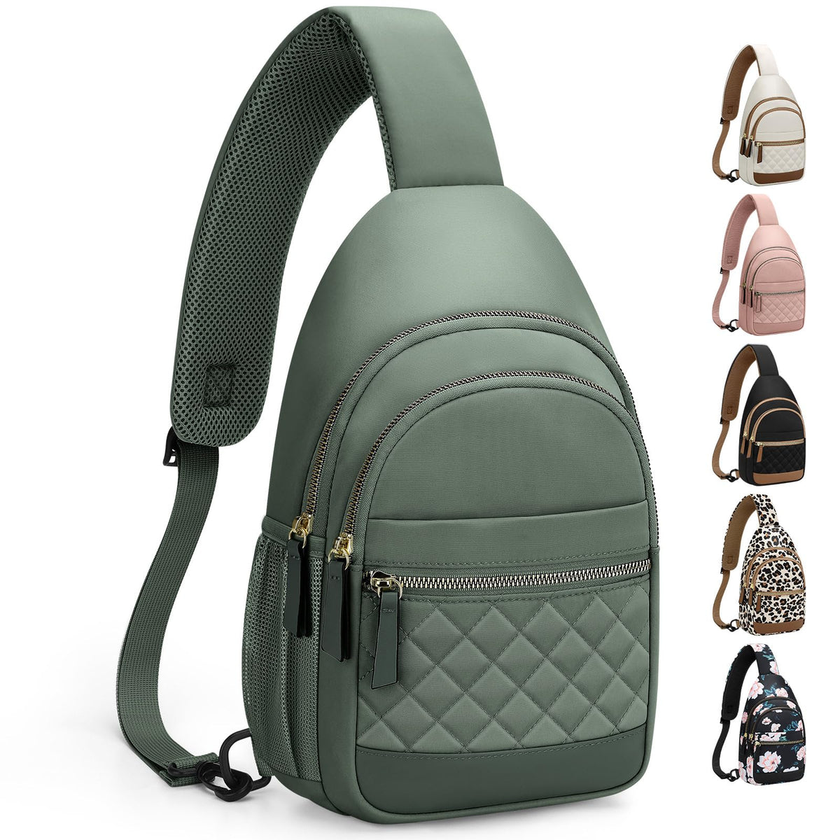 Capolo Waterproof Crossbody Sling Bag Fanny Pack for Women & Men