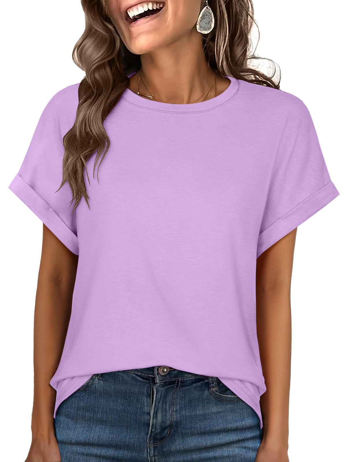 ANRABESS Women's Oversized Short Sleeve T Shirts