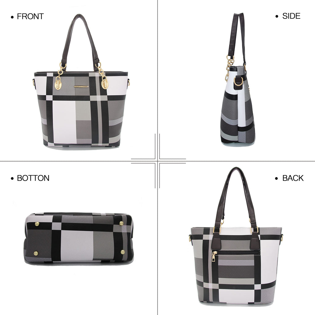2E-youth Designer Purses and Handbags for Women Satchel Shoulder Bag Tote Top Handle Bag