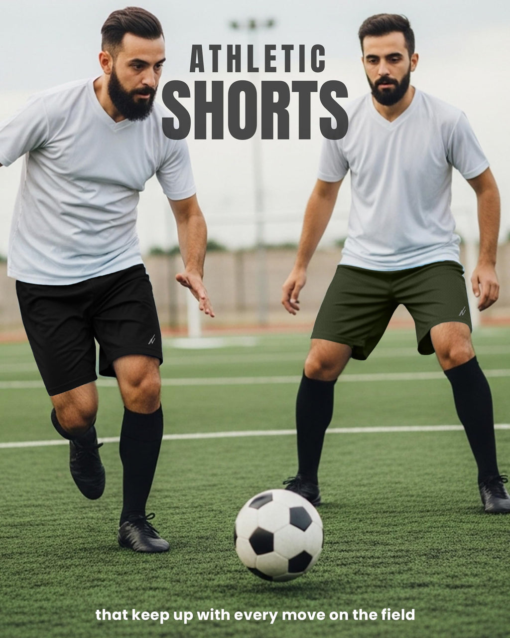 Men's Breathable Mesh Loose-Fit Athletic Gym Shorts Multipack