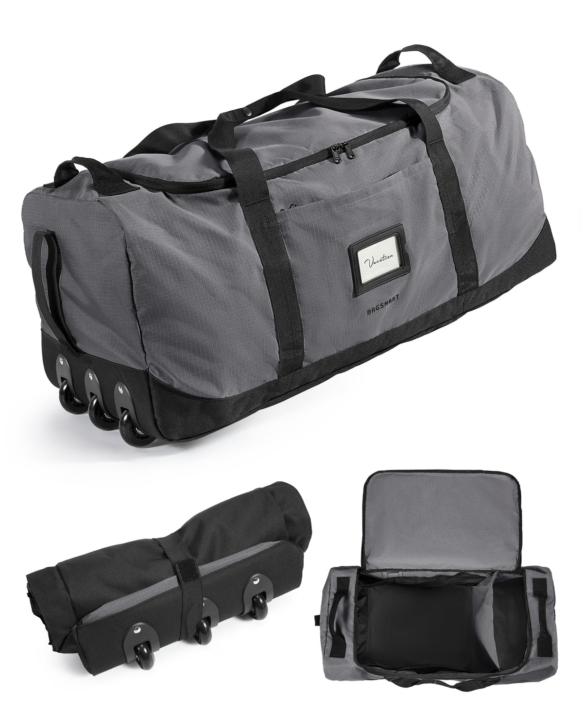 BAGSMART 83L Foldable Travel Bag, Large Duffle Bag Luggage for Travel
